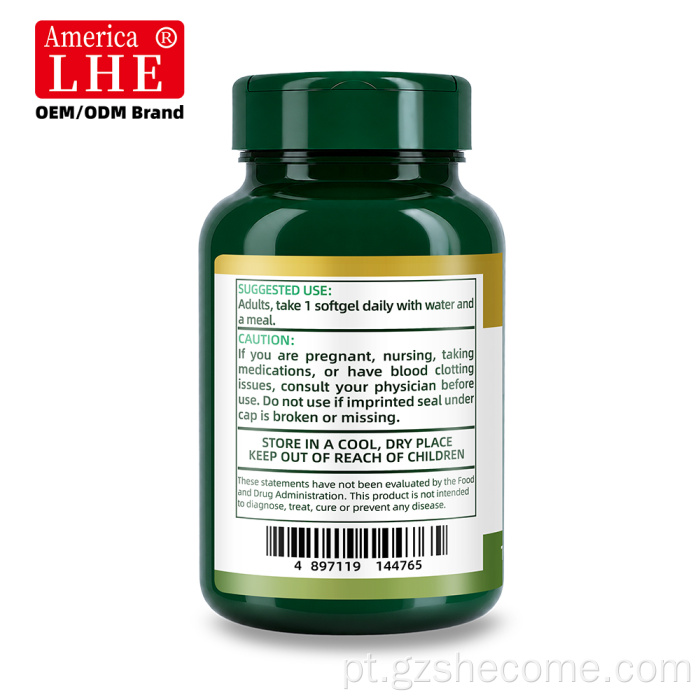 Shecome Vitamina E 100 Softgels Antioxidante Saúde Imune